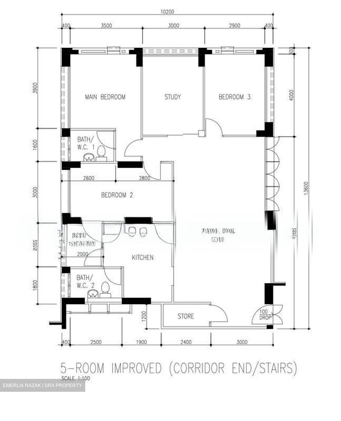 Blk 775 Pasir Ris Street 71 (Pasir Ris), HDB 5 Rooms #592123011